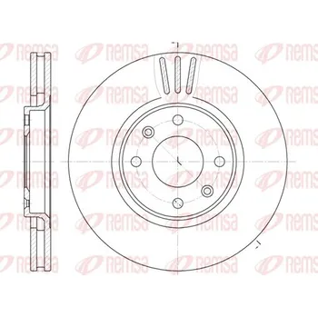 Brzdový kotouč Brzdový kotouč REMSA 6604.10