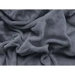 XPOSE® Mikroplyšové prostěradlo Exclusive - tmavě šedé 200x220 cm, Mikroplyš + Prodloužená možnost vrácení zboží do 50 dnů