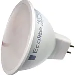 Žárovka LED MR16 / GU5.3, teplá bílá, 12V 5W Ecolite