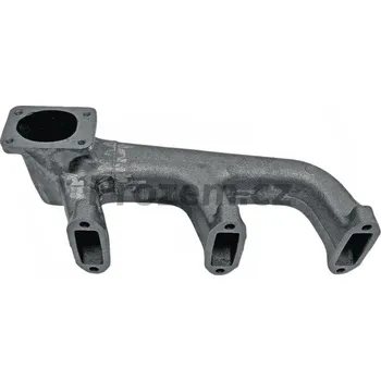 Auto-moto Výfukové potrubí, výfuk shora, 3 válce pro Deutz Fahr, 02242031