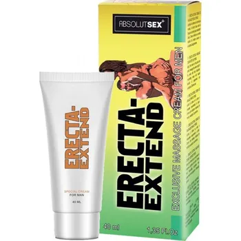 ERECTA EXTEND 40 ML u mužů zpožďuje nástup orgasmu ! (Krém pro maximální prodloužení pohlavního styku. Krém používaný pornohvězdami. Přemýšleli jste někdy, jaké to je ve filmech? Muži se milují velmi dlouho, přesto neejakulují. Není to filmová magie – je