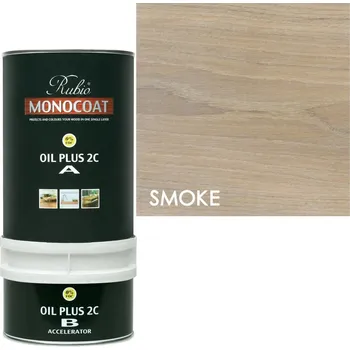 Olej na dřevo Rubio Monocoat Oil Plus 2C SMOKE 1,3 L