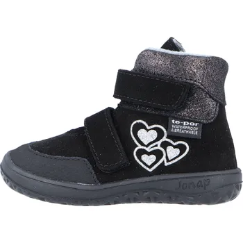 Dětská treková obuv Jonap Jerry černá devon srdce SLIM Velikost: 23
