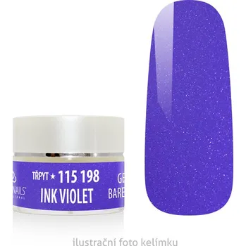 Umělé nehty UV/LED gel barevný - Ink Violet perleť 5g