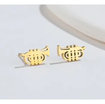 Náušnice Náušnice Trubka - pecky Barva: zlatá