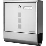 Monzana Poštovní schránka voděodolná nerez 108098