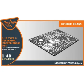 Plastikový model Clear Prop models 1/48 I-16 type 5 - Exterior PE set (CL.PROP)