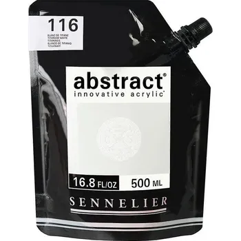 Speciální výtvarná barva Sennelier Abstrakt Akrylová barva 500 ml, 759 - Mars black