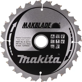 Pilový kotouč MAKITA B-32714 pilový kotouč 216x30 24T free_store_pickup