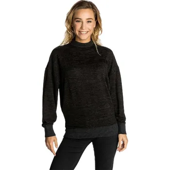 Pánská mikina RIP CURL mikina - Sunday Sun Crew Fleece Black Marled (3442) velikost: XS