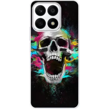 Pouzdro na mobilní telefon Odolné silikonové pouzdro iSaprio - Skull in Colors - Honor X8a