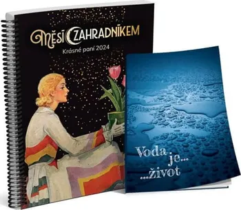 Kalendář Nakladatelství Krásná paní Žofie Kanyzová Měsíc zahradníkem Krásné paní 2024