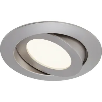 Bodové svítidlo BRILONER LED vestavné svítidlo, pr. 10,6 cm, 6 W, matný nikl BRI 7283-012