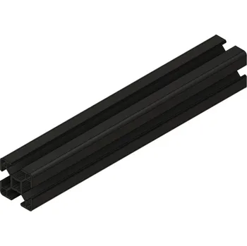Stavební profil Černý eloxovaný hliníkový profil 30x30 T-slot, s přířezem