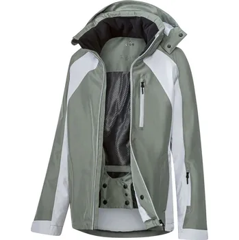 CRIVIT Dámská lyžařská bunda 10.000 mm (zelená/šedá, S(36/38))