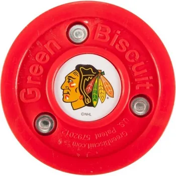 Hokejová tréninková pomůcka Green Biscuit Puk Green Biscuit Chicago Blackhawks 406550