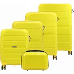 Sada cestovních kufrů Jony Z01 x5 Z žlutá