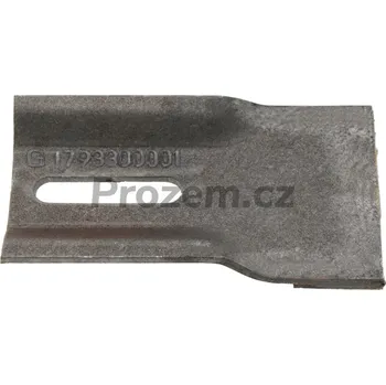 Kuchyňská škrabka Heavy Duty Škrabka kovová pro Breviglieri, 140/90 mm, 32811