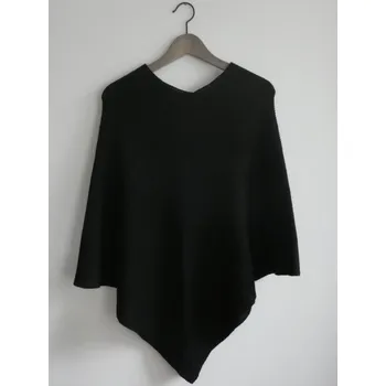 Dámské pončo Pončo (100% lamí vlna, černé I)