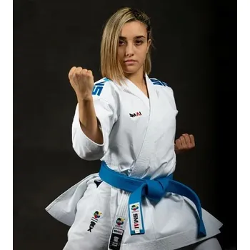 Bojový sport SET BLUE + RED SMAI KAMINARI X KATA kimono WKF, 2 kabáty, 1 kalhoty Velikost: 150