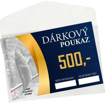 Labe Fishing Store - poukazy Dárkový poukaz 500 kč