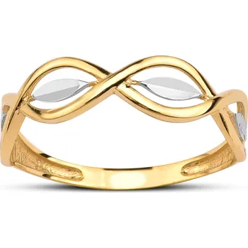 Prsten Lillian Vassago Jemný prsten z kombinovaného zlata LLV95-GR042 Velikost prstenu: 56