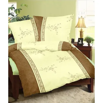 Povlečení POVLEČENÍ krep Karen hnědá