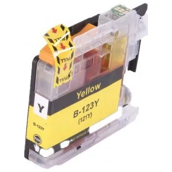 TonerPartner za BROTHER LC123Y, kompatibilní toner žlutá