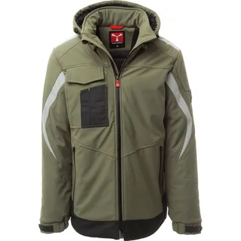 Pánská softshellová bunda PAYPER WONDER PAD zateplená softshell bunda - antracit S