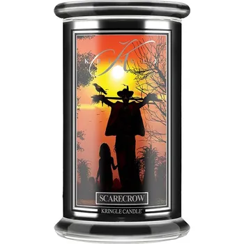Svíčka Kringle Candle svíčka Halloween Scarecrow (sójový vosk), 623 g