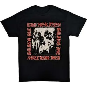 Pánské tričko Merch Bring Me the Horizon: Bring Me The Horizon Unisex T-shirt: Metal Logo Skull (large) L