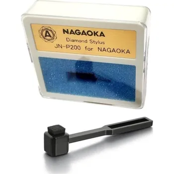 Příslušenství pro gramofon Nagaoka JN-P200 + Carbon Fiber Stylus Brush (Náhradní hrot pro přenosku Nagaoka MP200 v akční setu s Karbonovým kartáčkem na čištění hrotu.)