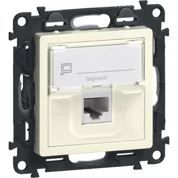 Elektrická zásuvka Legrand VALENA LIFE datová zásuvka 1xRJ45 CAT.6 UTP BÉŽOVÁ vybavena modulem Linkeo /75C6UE1/
