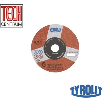 Příslušenství k brusce TYROLIT Kotouč řezací T41 75x1x10 A60RB80 NEREZ 34576483 PREMIUM