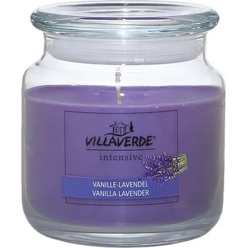 Svíčka Villaverde s víčkem - Levandule a vanilka, 770g