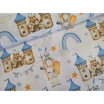 Modré království - bavlněné plátno, šíře 160cm