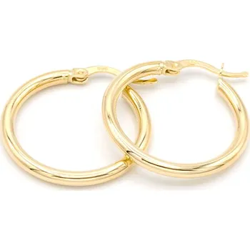 Náušnice B&B Goldinvestic Zlaté náušnice kruhy duté 2,20g Žluté