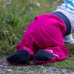 Dupeto Moje první softshellky Růžové, teplejší s fleecem 68/74/80