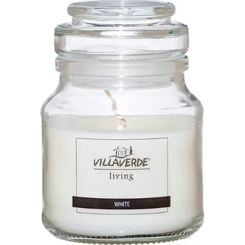 Svíčka Villaverde s víčkem - White edition, 320g