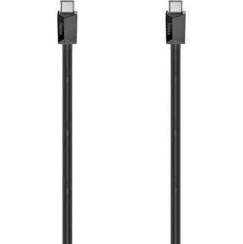 Náhradní díl pro mobilní telefon Kabel Hama USB-C/USB-C, 0,75 m - černý