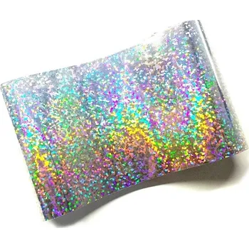 Fólie - Stříbrná holograf č.4 - 100x6cm