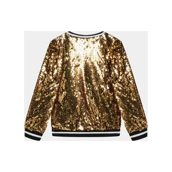 Dámská móda Guess Mikina J3BQ27 WEXY0 Zlatá Regular Fit 12Y