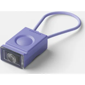 Cyklosvítilna Bookman Block light front, fialova