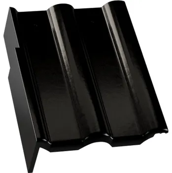 betonová krytina KM BETA Beta Prima okrajová levá černá 1 ks