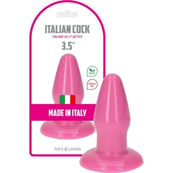 Anální kolík Anální kolík, nevibrační penis délka 11cm / 4,5cm MILO PINK (Plug / penis navržený pro anální stimulaci, přísně vyrobený v Itálii, aby byla zaručena kvalita produktu. Hladká a měkká na dotek, se zaoblenou špičkou pro jemné a pohodlné pronikání, vybavená p