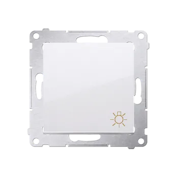 vypínač SIMON 54 DS1A.01/11 Ovladač zapínací SVĚTLO, řazení 1/0, (strojek s krytem)16AX, 250V~, šroubové sv