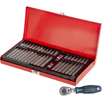 Bit Sada bitů 40 ks, profily H, M, T v kovovém pouzdře