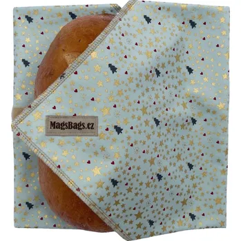 chlebník Chlebousek - zelenkavý vánoční Magsbags.cz