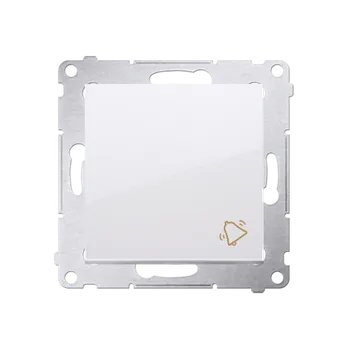 vypínač Simon 54 DD1.01/11 Ovládač zapínací ZVONEK, řazení 1/0, (strojek s krytem) 10AX, 250V~, bezšroubové