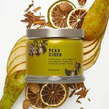 Svíčka PartyLite - vonná svíčka Pear Cider - 3 knoty - 375g